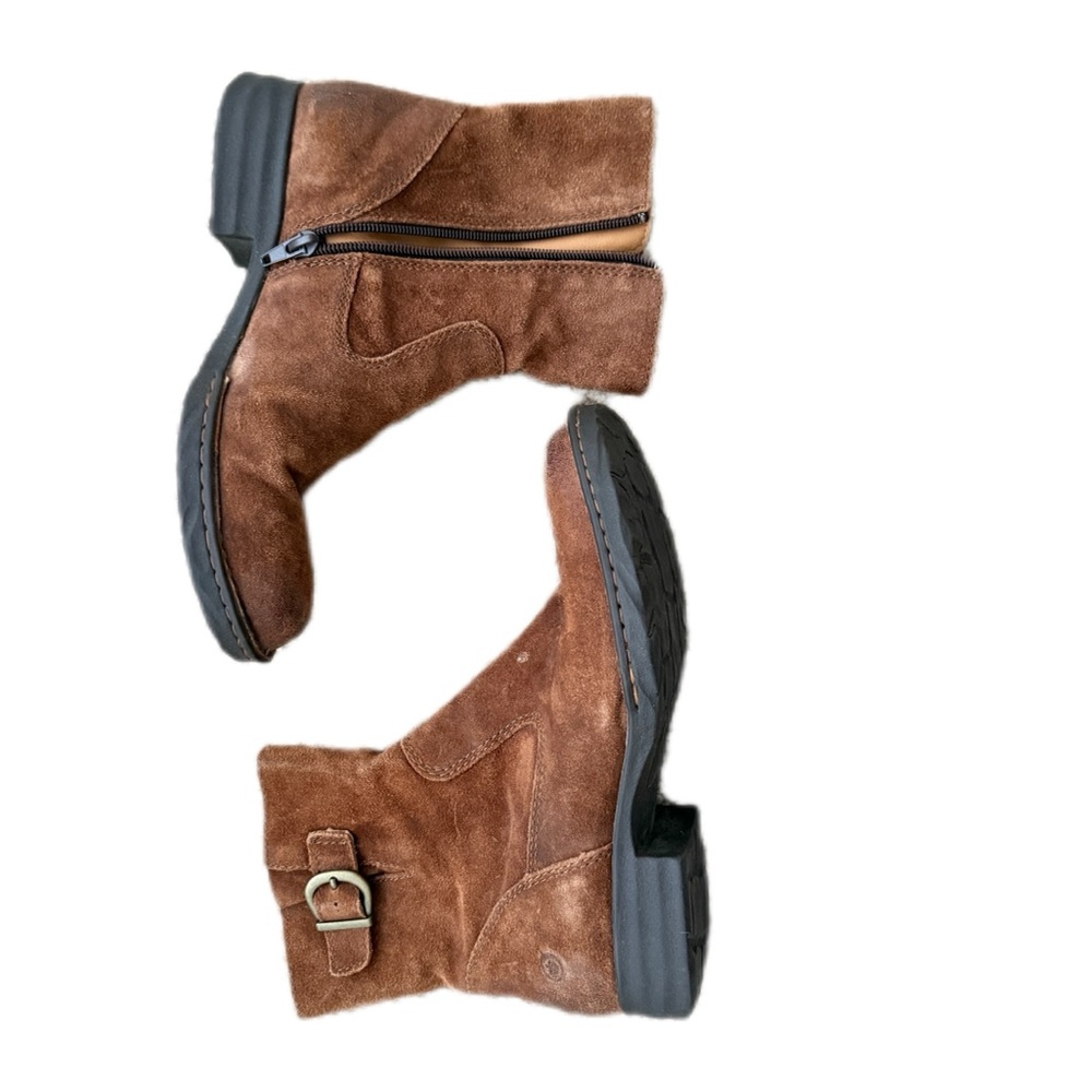 Brown Suede Ankle Boots size 7